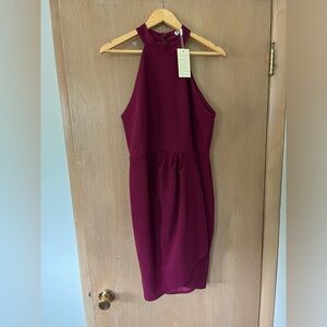 NWT fuschia mini dress from Amazon size Large